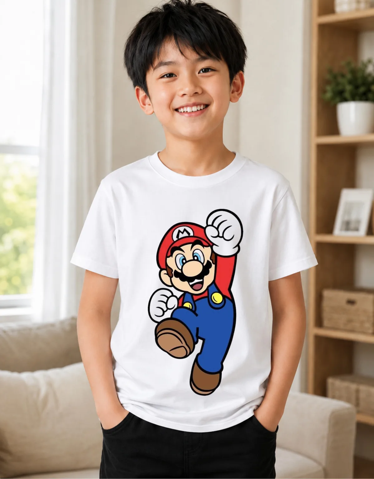 Camiseta Infantil Mario Aventura